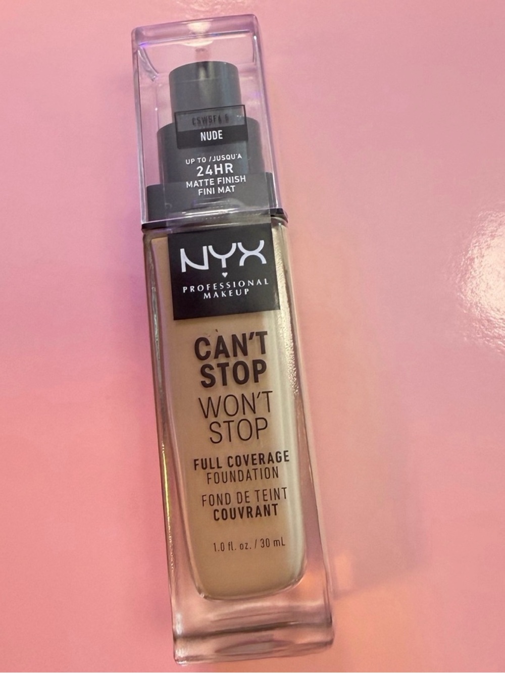 NYX Can't Stop Won't Stop Foundation - Nude light skin